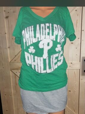 Majestic Green Philadelphia Phillies Kids' Graphic Tee